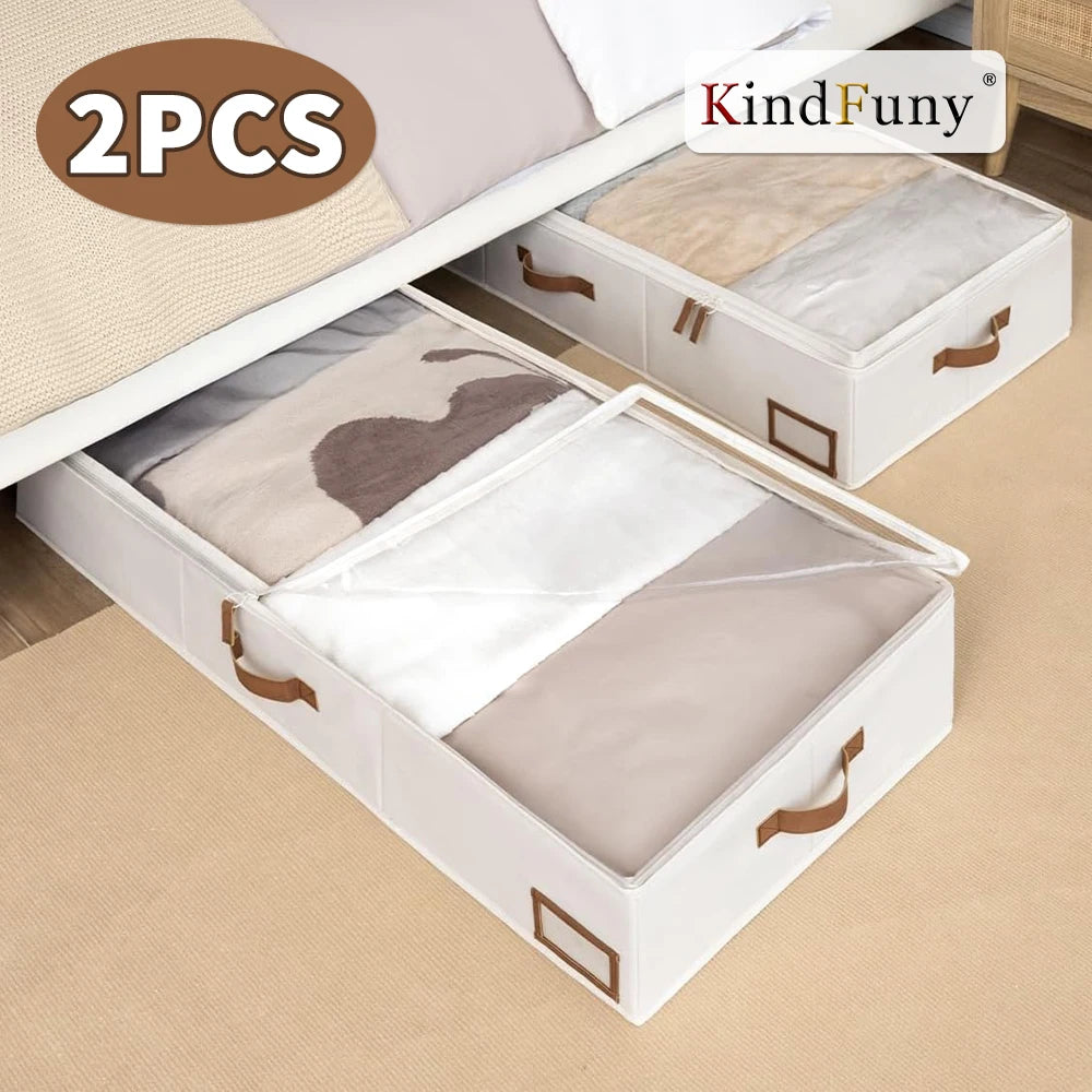 Dustproof Under Bed Storage Box | Non-Woven Organizer