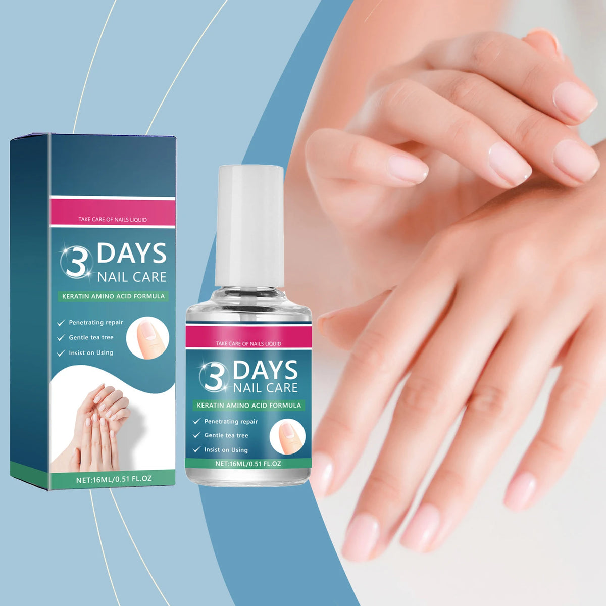 Eelhoe Keratin Amino Acid Nail Care Oil – Strengthen Nails
