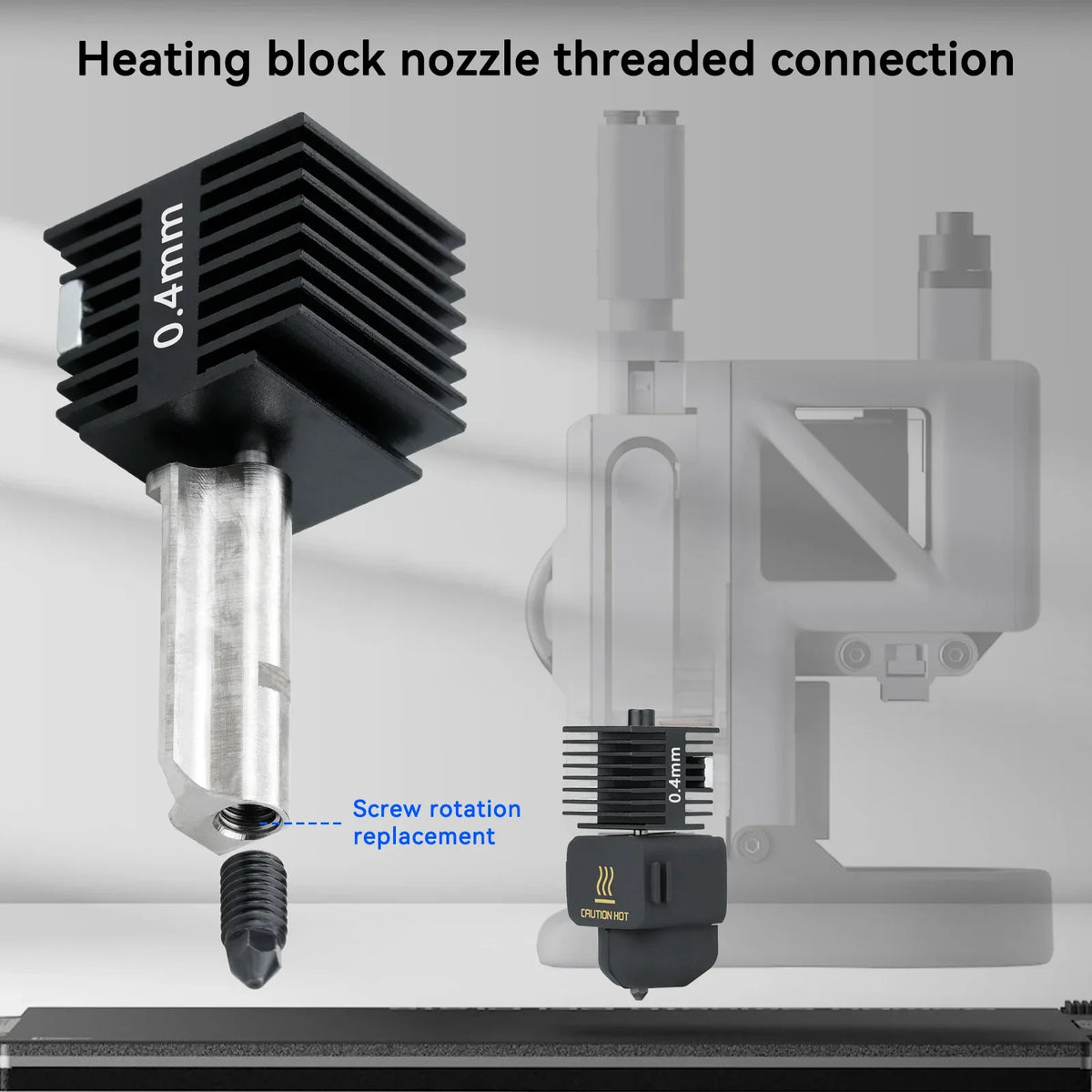Bambu Lab A1 Mini Hotend Kit – Hardened Nozzles 0.2–0.8mm
