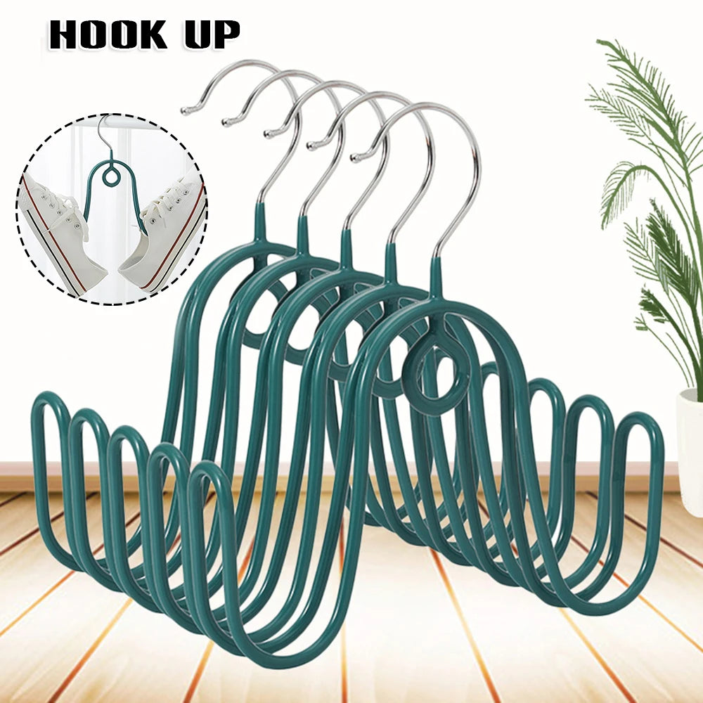 Stainless Steel Shoe Drying Rack Hanger – Space-Saving Organizer