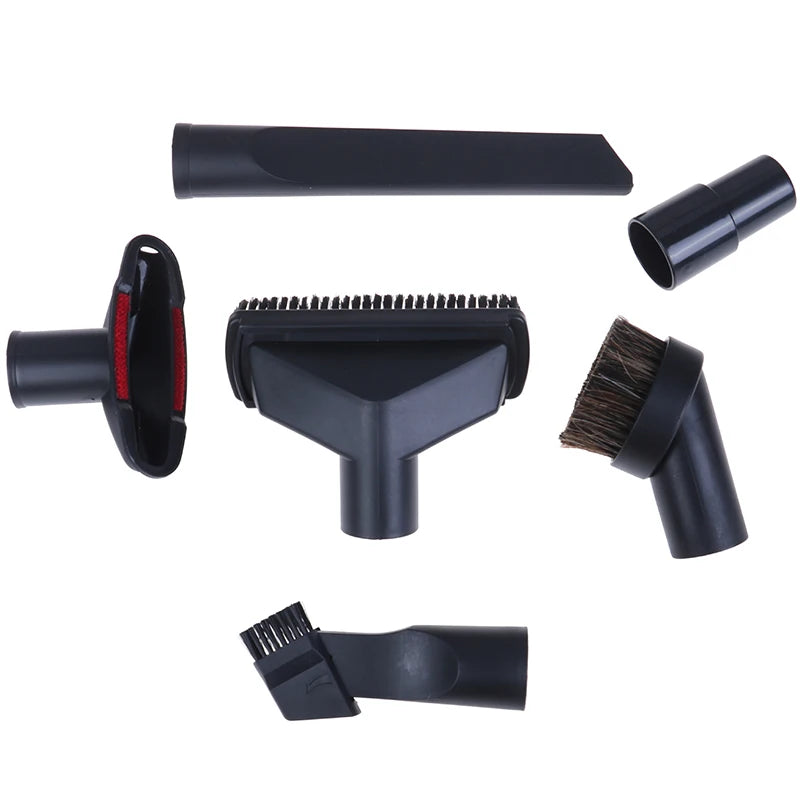 6-Piece Universal 32mm Vacuum Cleaner Brush & Nozzle Kit