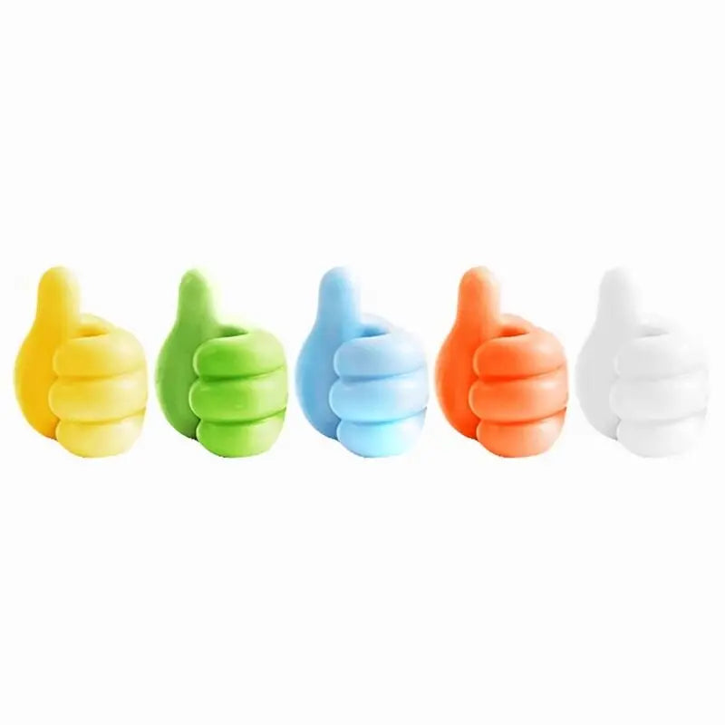 Thumb Silicone Cable Organizer – Self-Adhesive Wire Holder