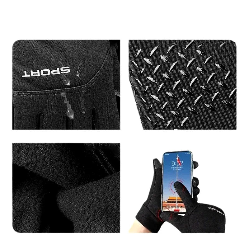 VIBE Winter Cycling Gloves – Waterproof Touchscreen Unisex