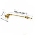 Bell-Shaped Gold Metal Candle Snuffer – Long Handle Elegant