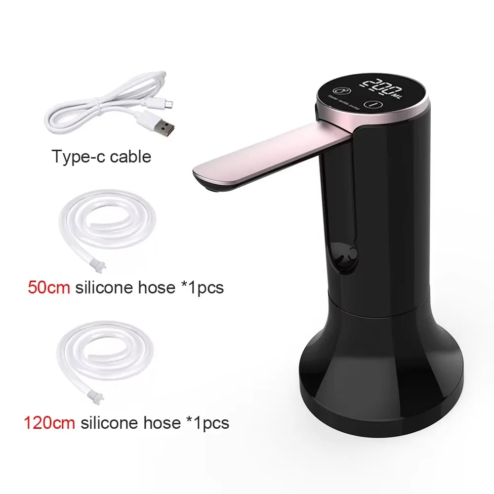 Electric Water Gallon Pump USB Rechargeable Auto Dispenser