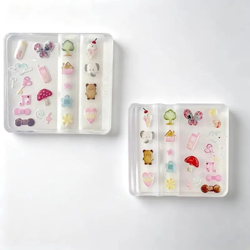 3D Nail Art Silicone Mold – Animal Fruit Butterfly DIY