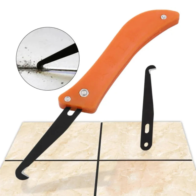 Tungsten Steel Tile Grout Removal Hook Knife & Joint Tool