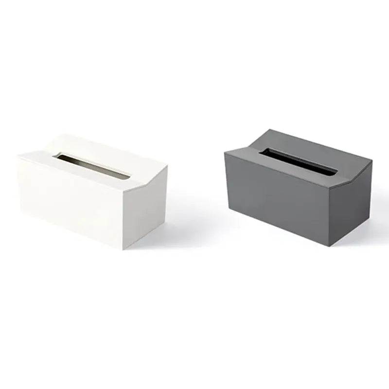 Wall Mounted Tissue Box Cover & Napkin Holder 4-Pack Gray