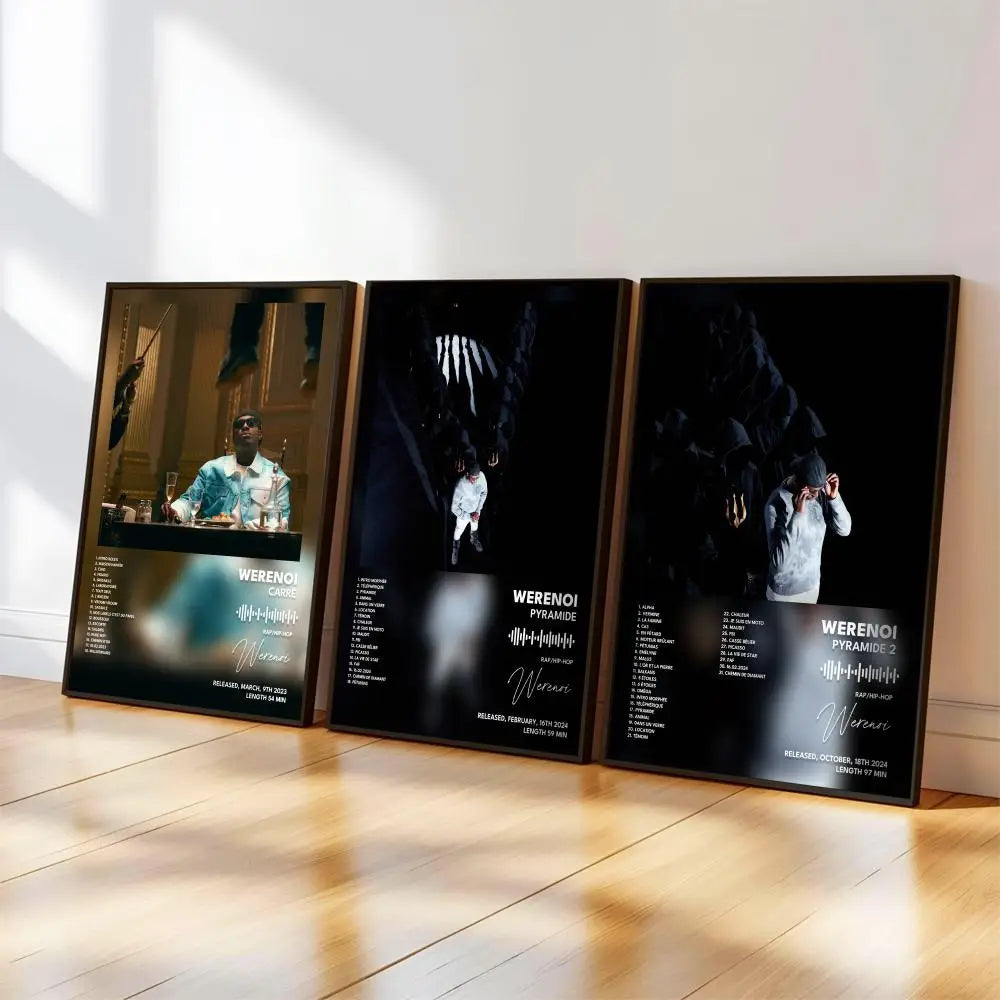 Werenoi Rap Music Poster Waterproof Wall Art Print Home Decor