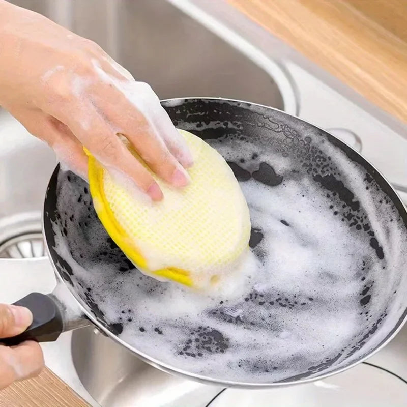 Double-Sided Dishwashing Sponge 3/5 Pack – Kitchen Scrubber