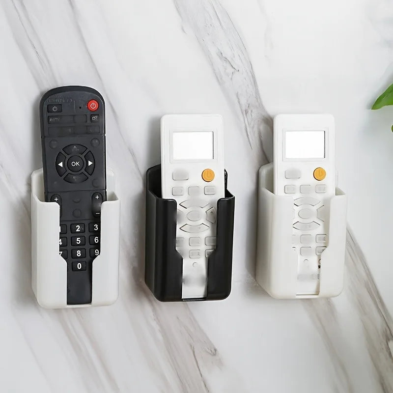 2-Pack Wall-Mounted Remote Control Holder & Organizer