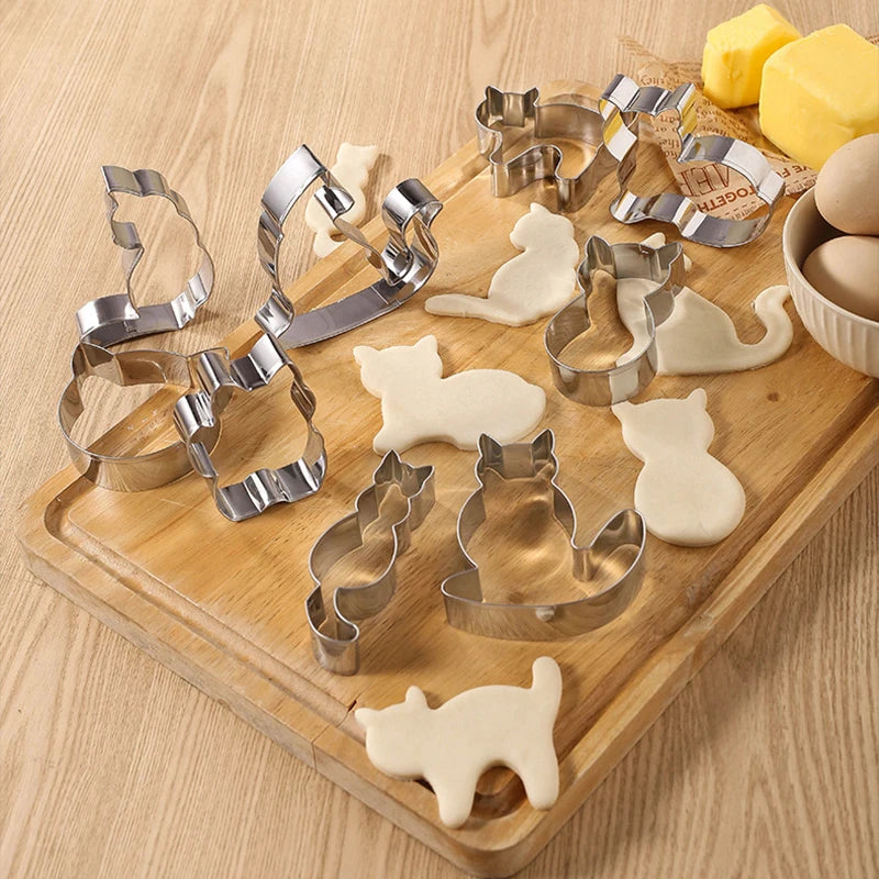 Star & Heart Stainless Steel Vegetable Cookie Cutter Set