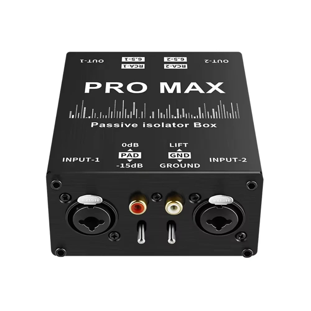 2-Way Passive XLR RCA Audio Isolator – Pro Noise Filter | VIBE