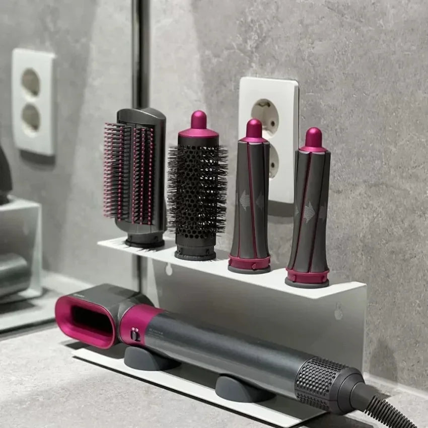 Hair Dryer & Styling Tools Wall Storage Rack – No Drill