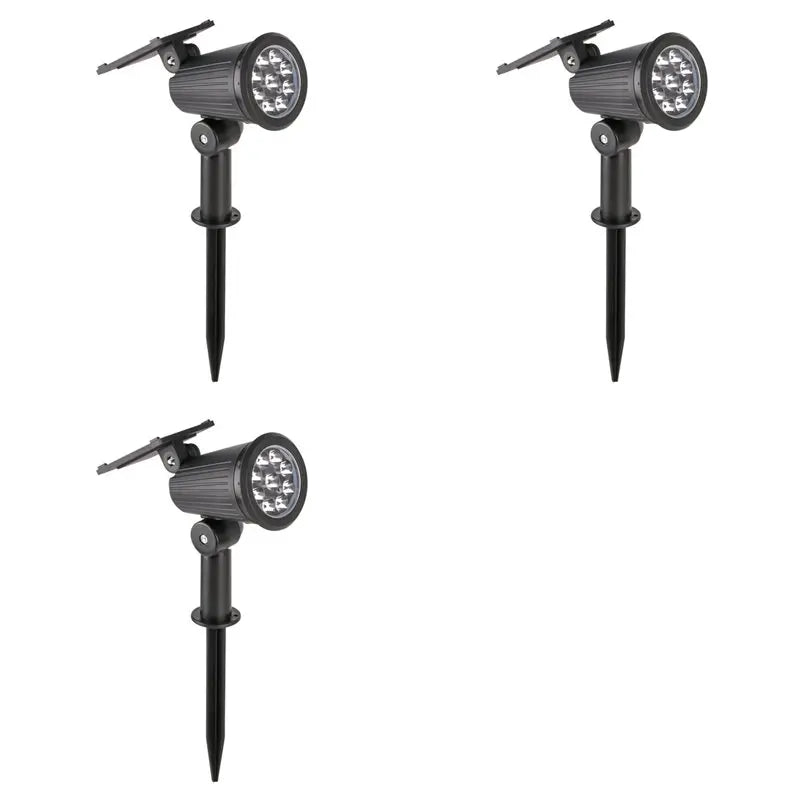 VIBE 9 LED Solar Spotlights Outdoor IP65 Garden Landscape Lights