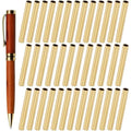 35Pcs Slimline Pen Tubes 7mm OD Seamless Brass DIY Pen Making
