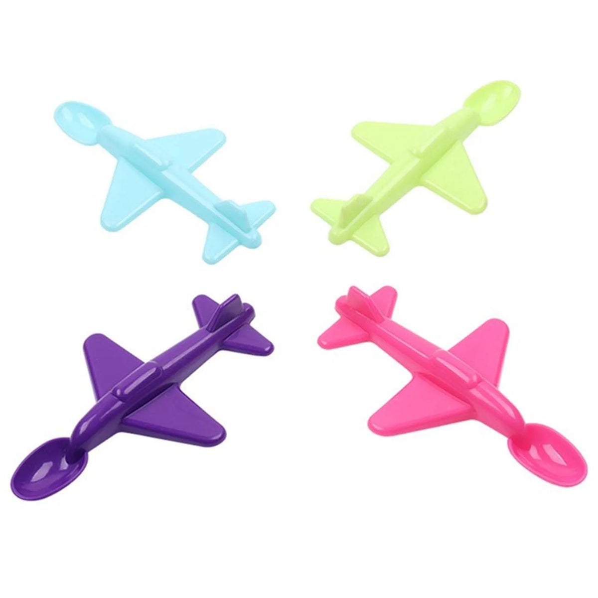 Airplane Baby Feeding Spoon – Safe Silicone Toddler Cutlery