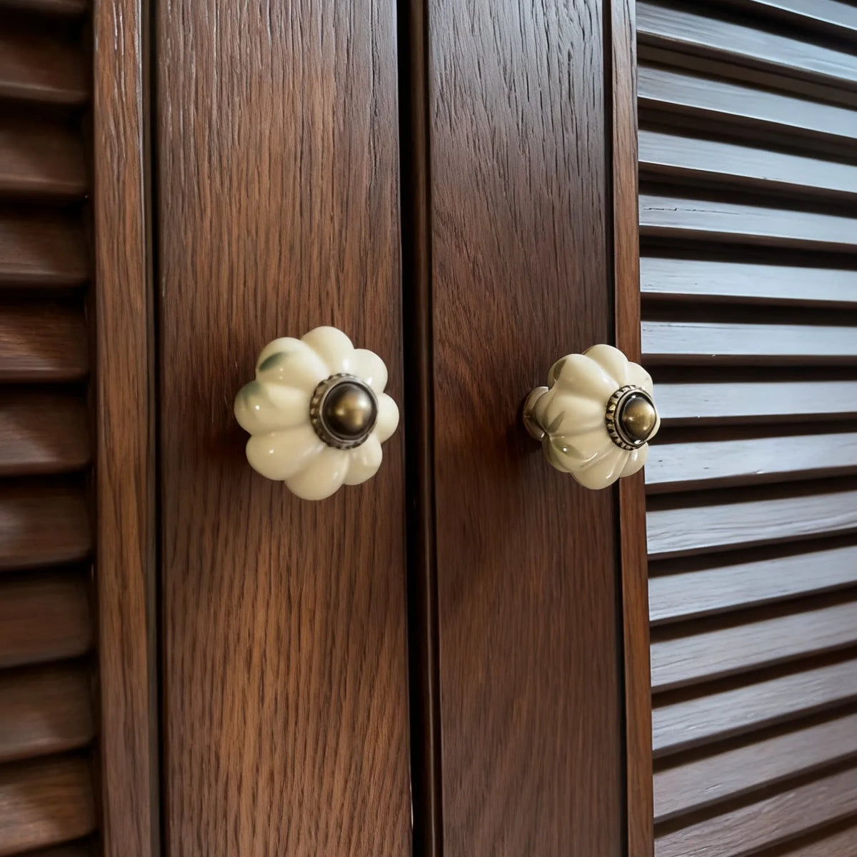 10-Pack Ceramic Pumpkin Cabinet Knobs – Vintage European Style