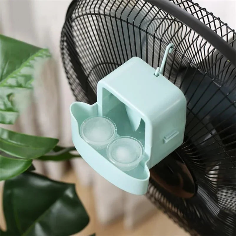 Hanging Fan Cooling Storage Box with 4 Cups | Portable Cooler