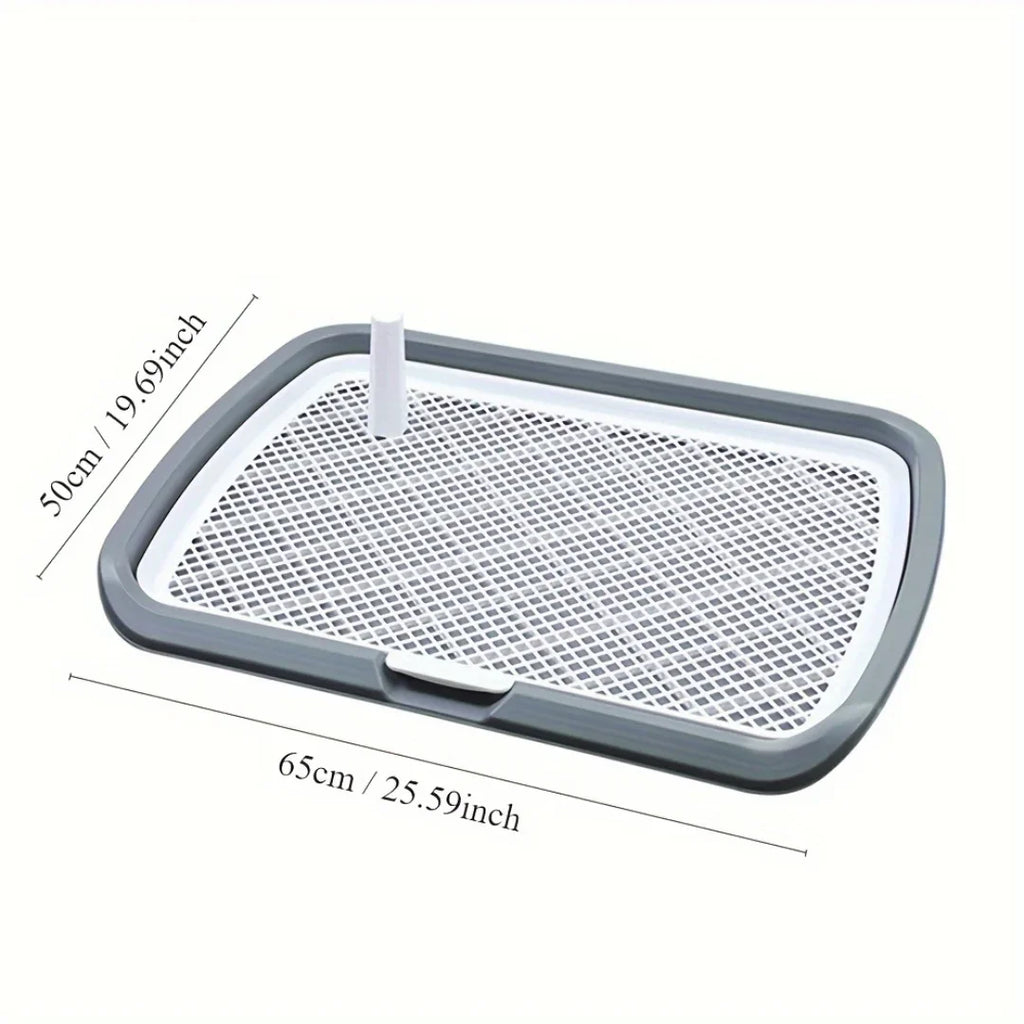 Dog Potty Training Tray with Removable Net – Reusable Pee Pad Holder