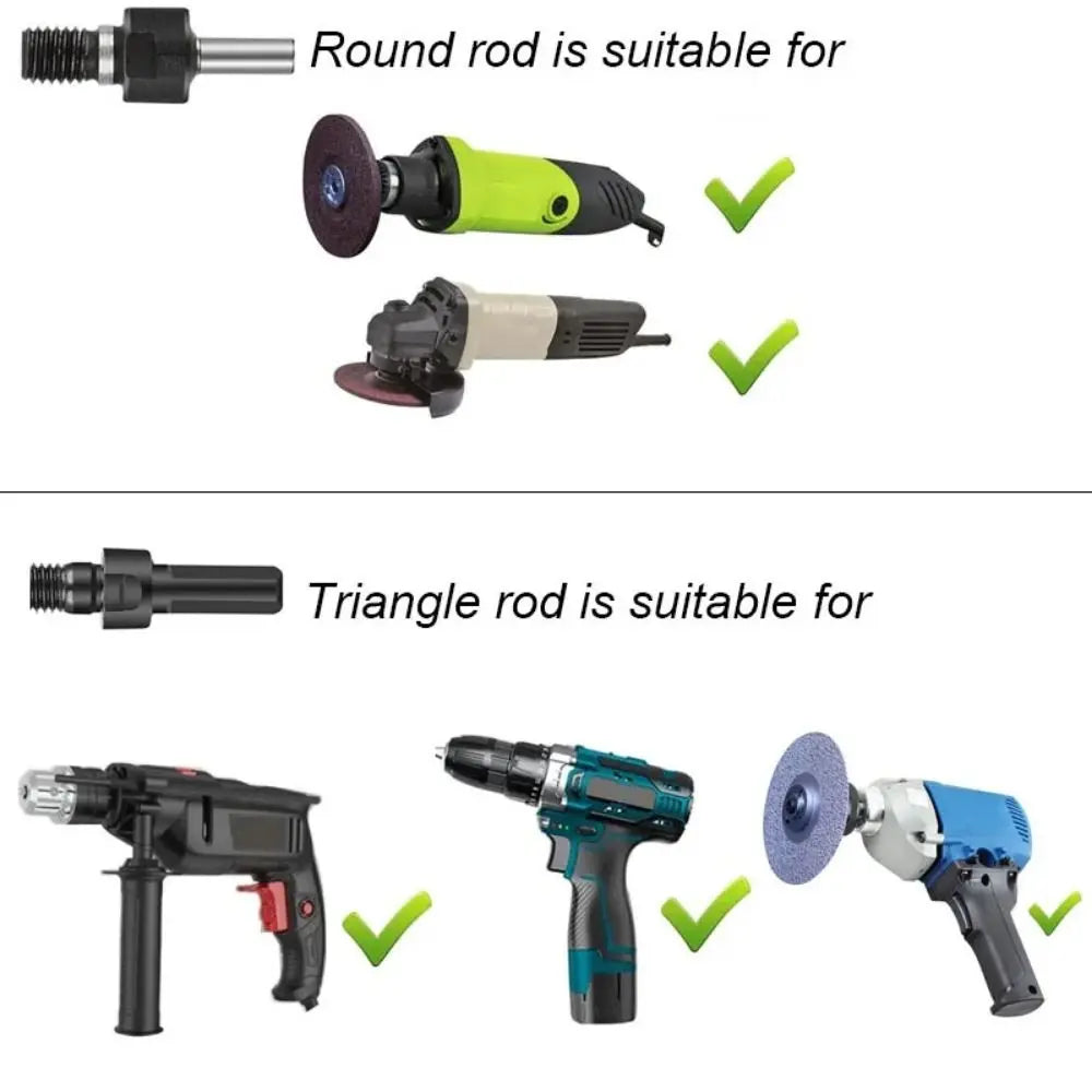 Electric Drill to Angle Grinder Conversion Kit + Wrench