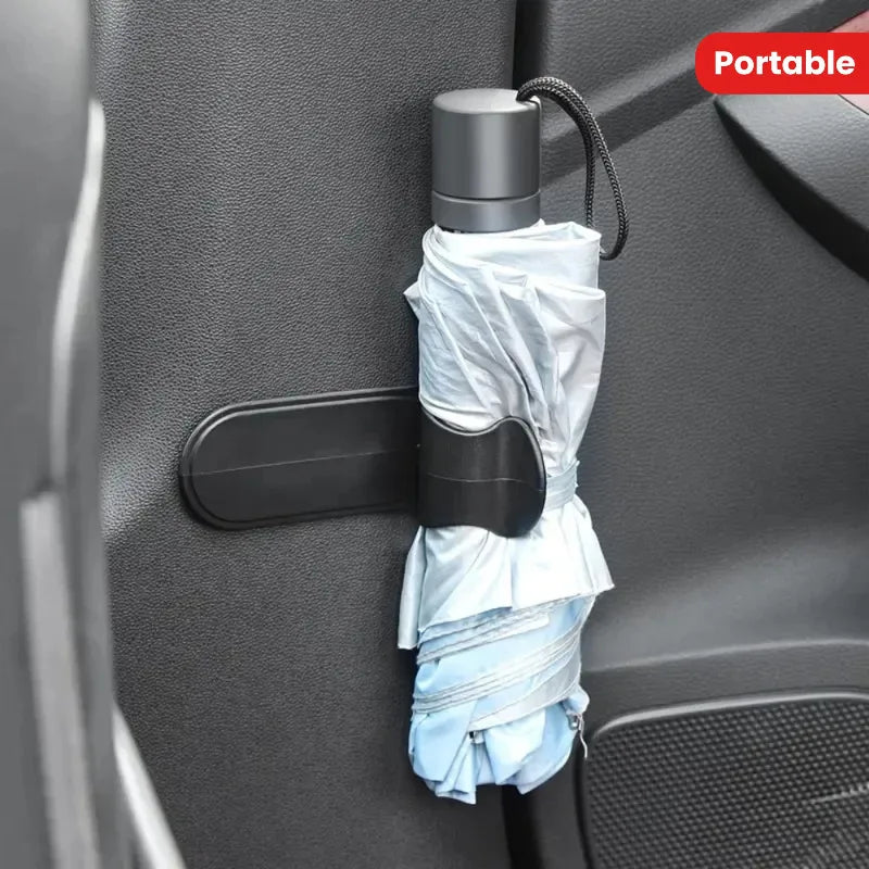 Portable Adhesive Car Umbrella Holder & Storage Rack