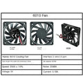 5V DC Brushless PC Cooling Fan 40mm 50mm 60mm | Silent CPU Fan