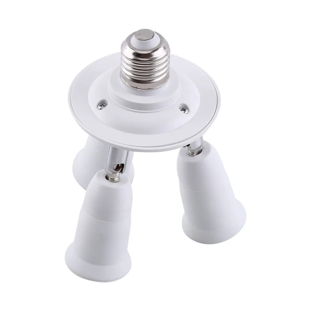 E26 Light Socket Splitter – 3/4/5-Head Adjustable Lamp Adapter