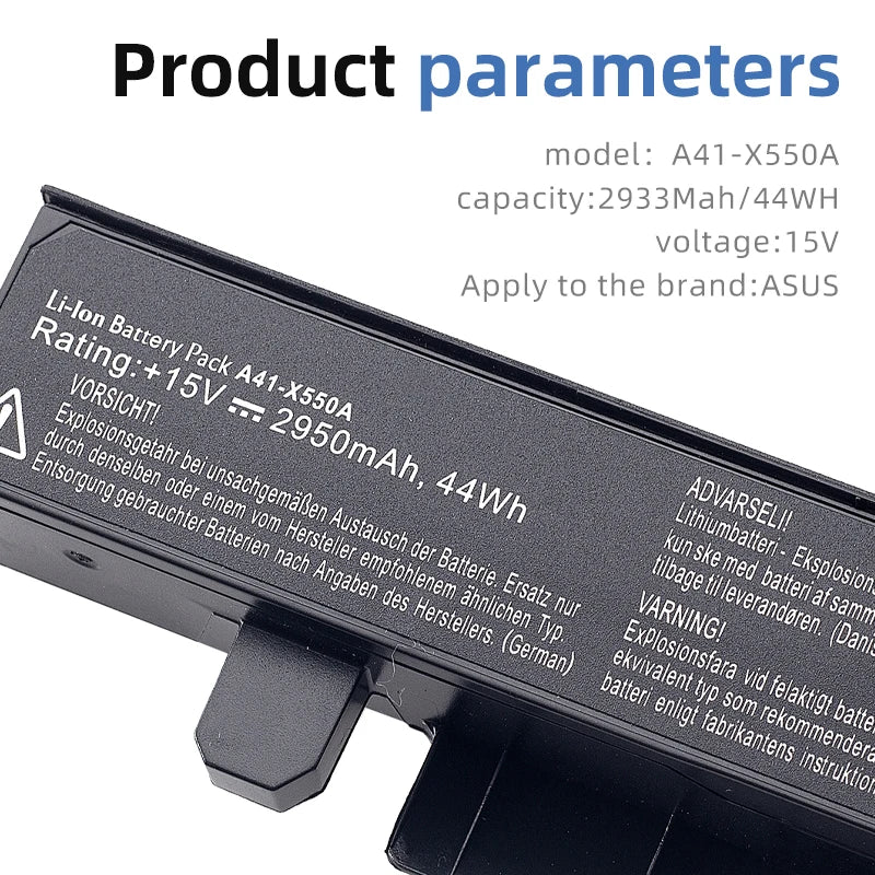 SUOZHAN A41-X550A 4-Cell Battery for ASUS X550 X450 A550 F550