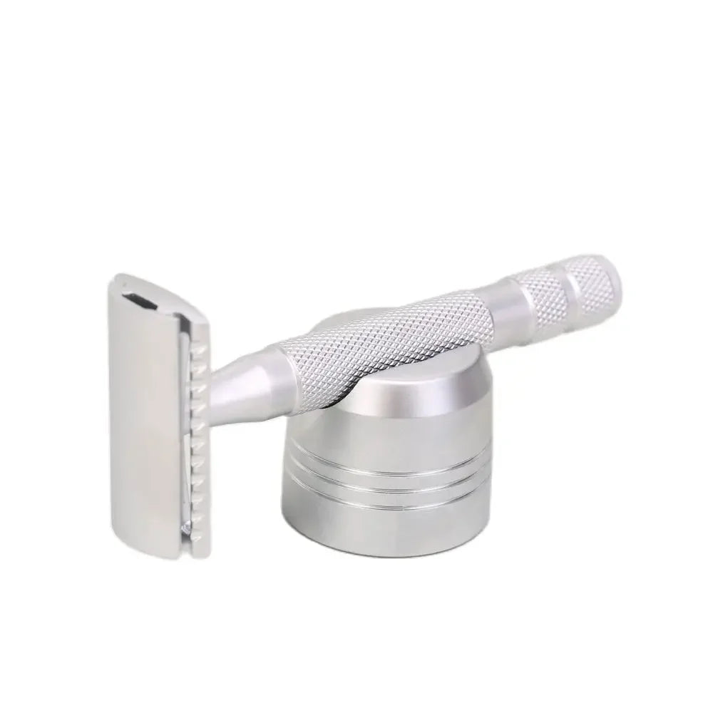 YaQi Matte Chrome Aluminum Men's Razor Stand Holder