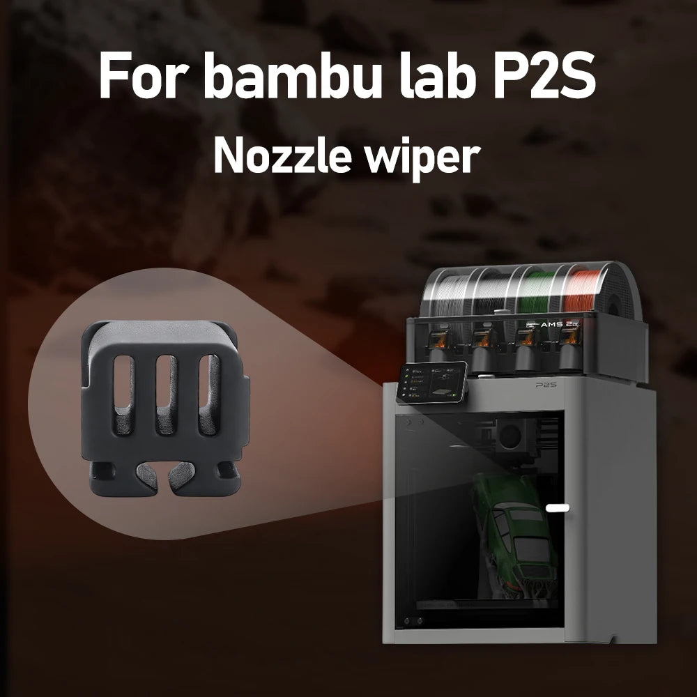 Silicone Nozzle Wiper for Bambu Lab P2S – Hotend Cleaner