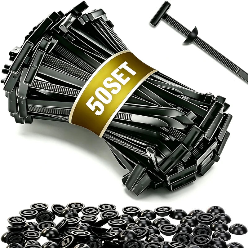 UV Resistant Self-Locking Nylon Cable Ties & Auto Body Clips