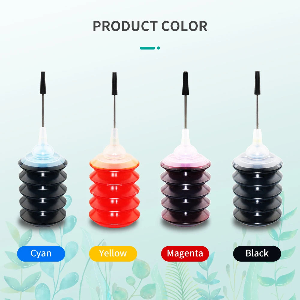Universal CMYK Dye Ink Refill Kit 4×30ml – HP Canon Brother Epson