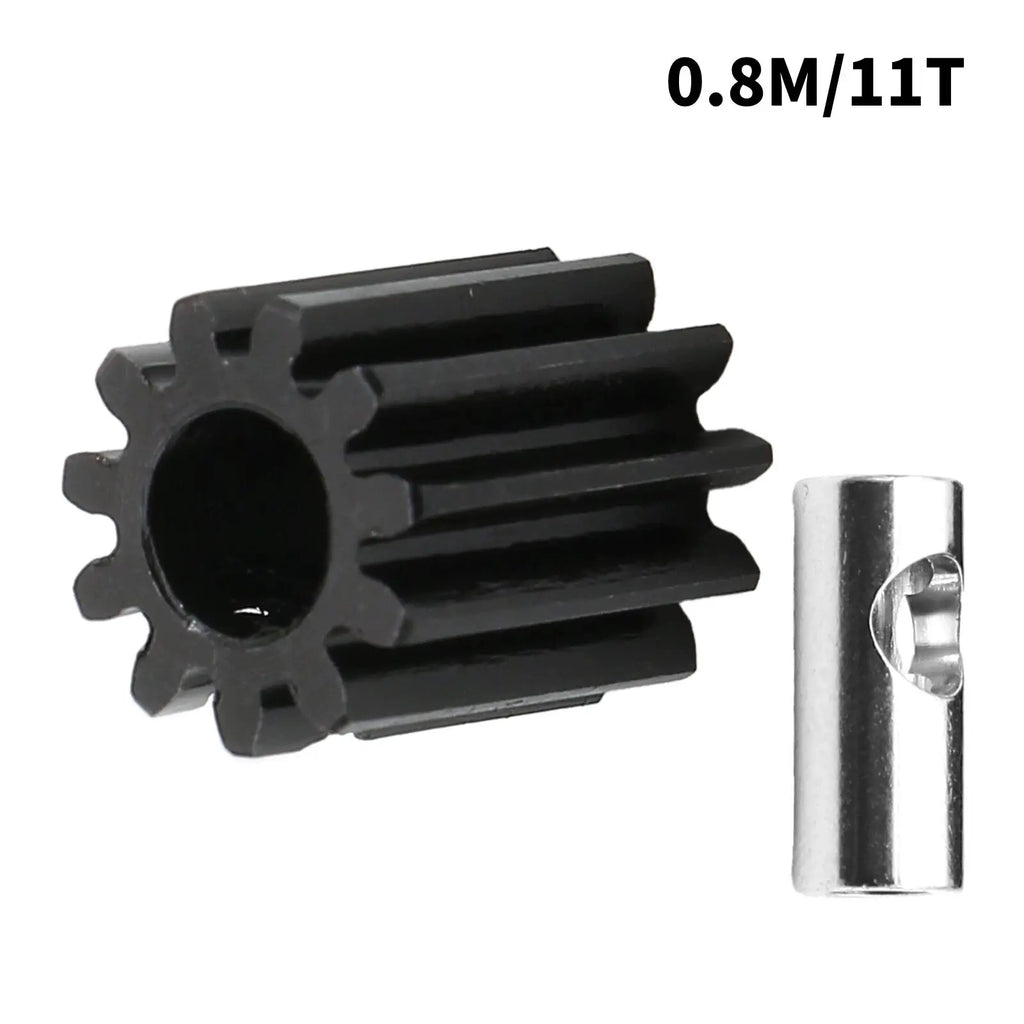 5pcs M0.8 32P Steel RC Car Pinion Gear Set | 1/10 Scale