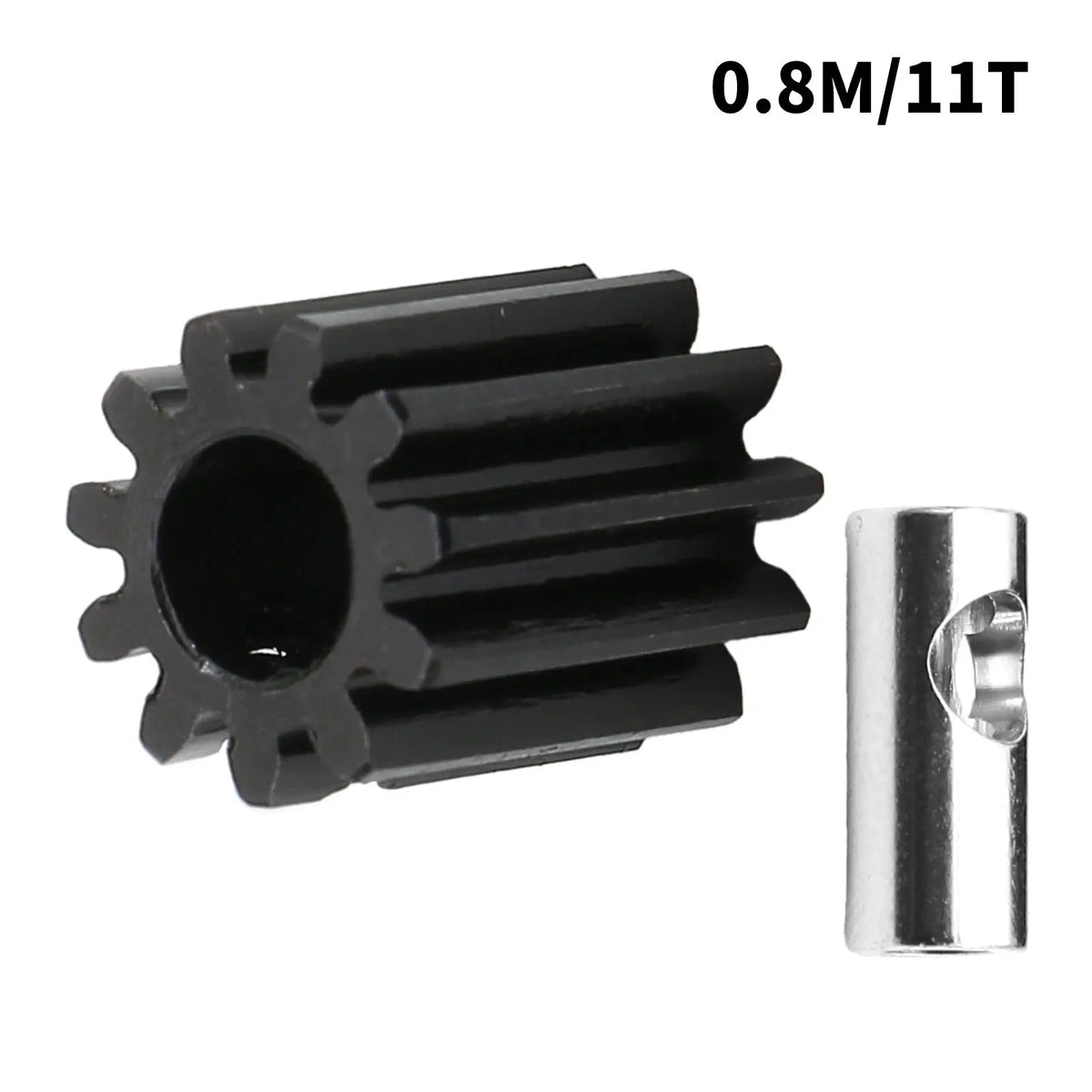 5pcs M0.8 32P Steel RC Car Pinion Gear Set | 1/10 Scale