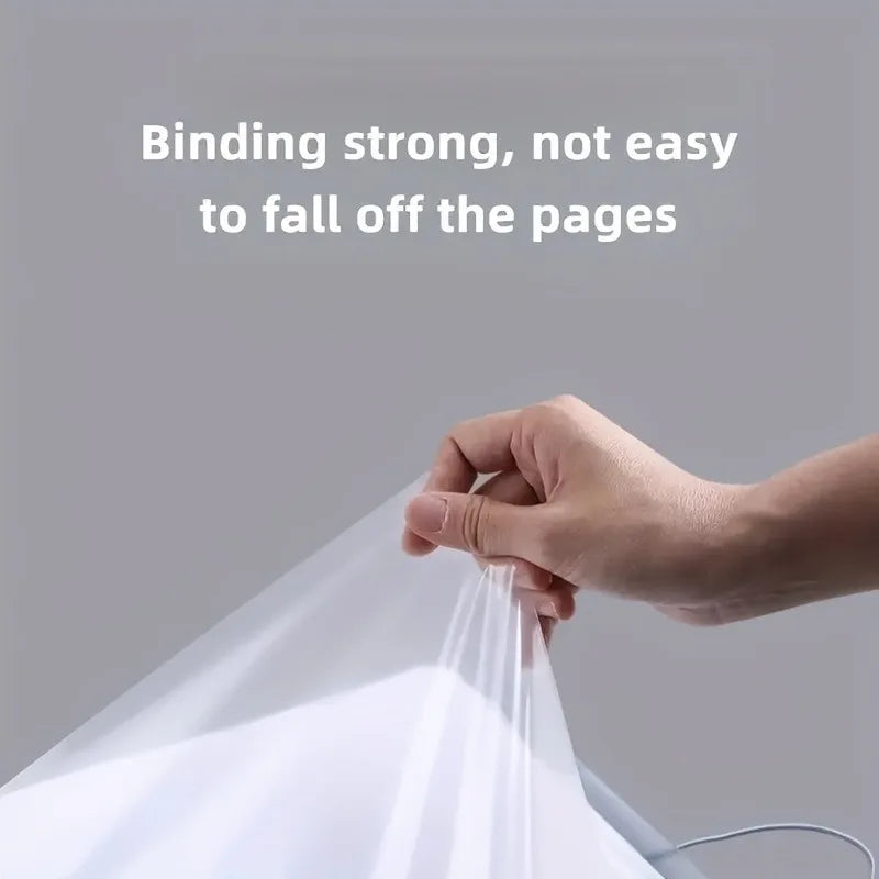 VIBE A4 Clear Plastic Document Folder – Durable File Storage