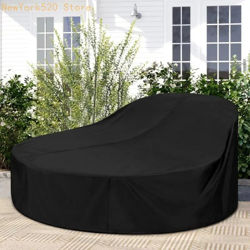 Waterproof Round Outdoor Daybed Cover 90x33 in – 210D Oxford