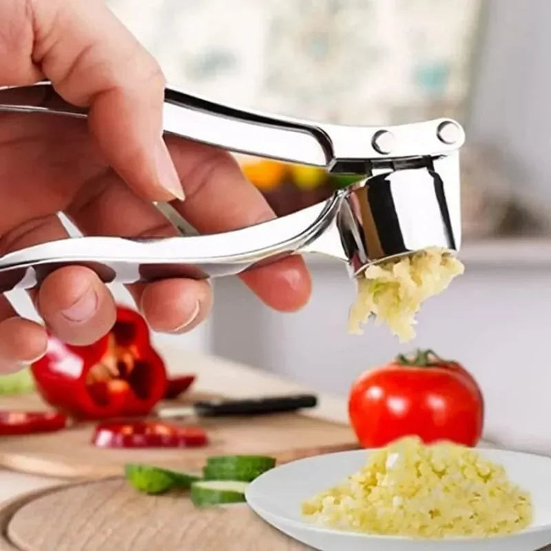 VIBE Rust-Proof Garlic Press – Ergonomic Dishwasher Safe