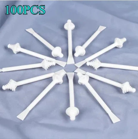 Nose Hair Wax Applicator Sticks & Beeswax Bean Set