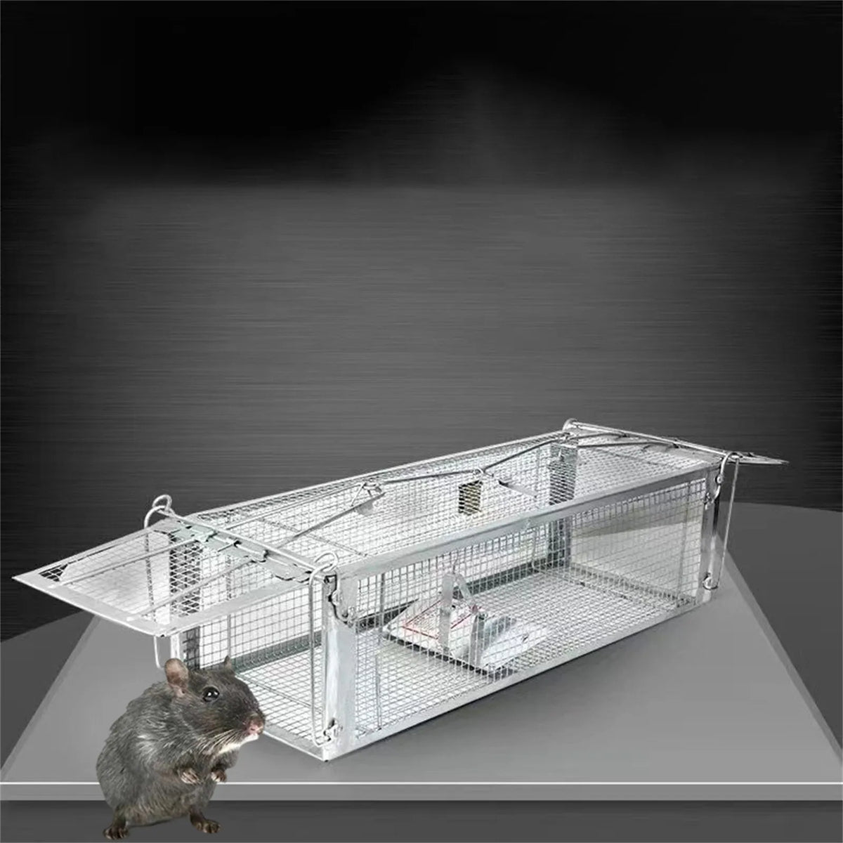 Humane Double Door Live Mouse Trap – Reusable Catch & Release Cage