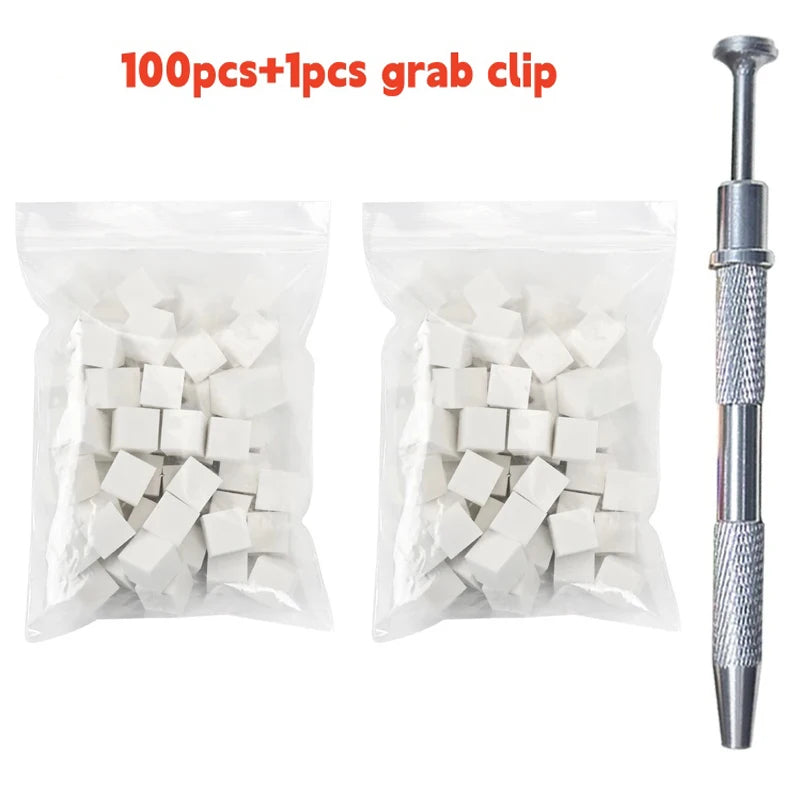 50/100Pcs Square Nail Art Sponge Set – Gradient Blending