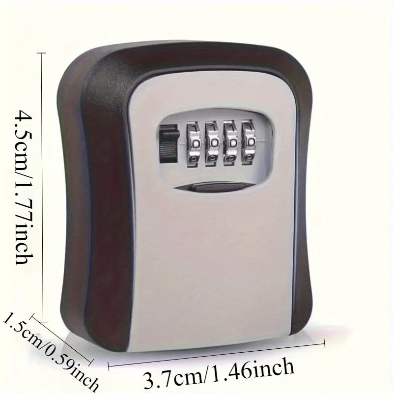 Flip-Top Key Safe Box with Combination Lock | Secure Storage