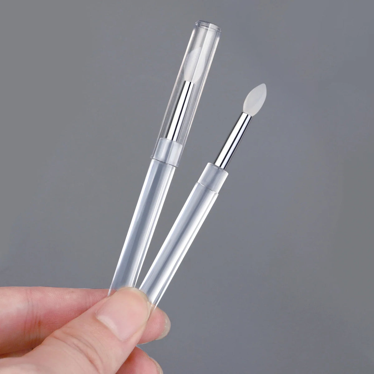 5-Pack Silicone Nail Art Applicator Sticks | Chrome Powder & Lip Tool