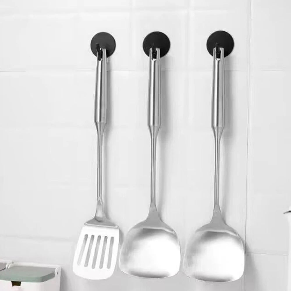 Circle Self-Adhesive Stainless Steel Wall Hook | No-Drill