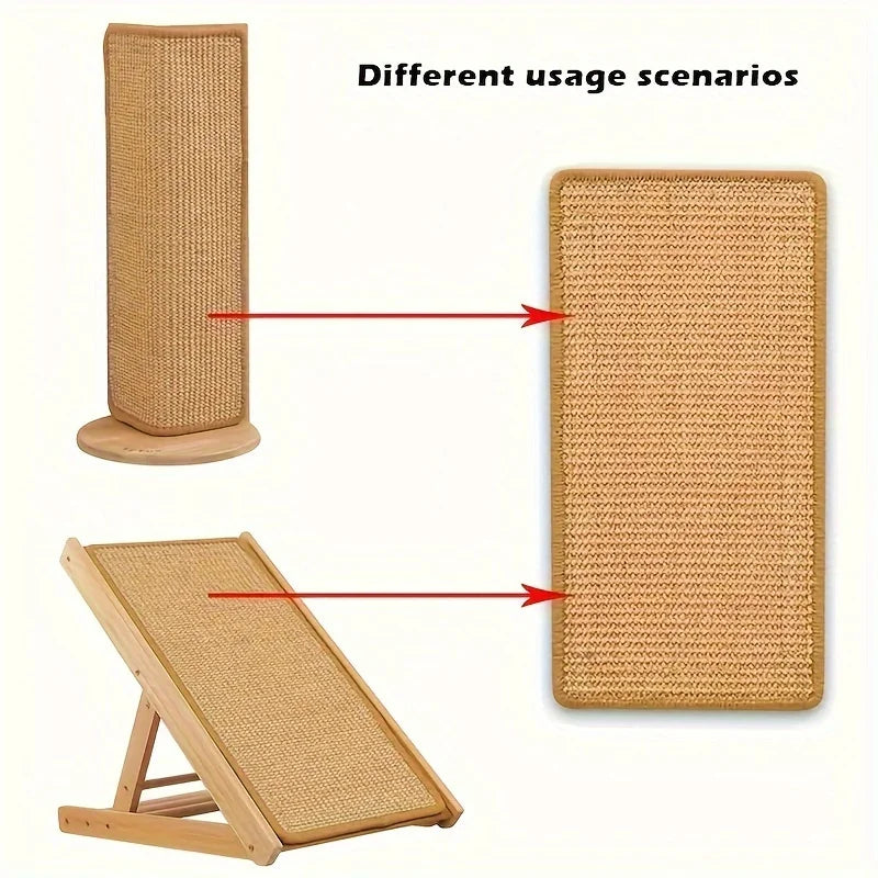 Sisal Cat Scratching Board – Sofa-Safe, No-Mess Design