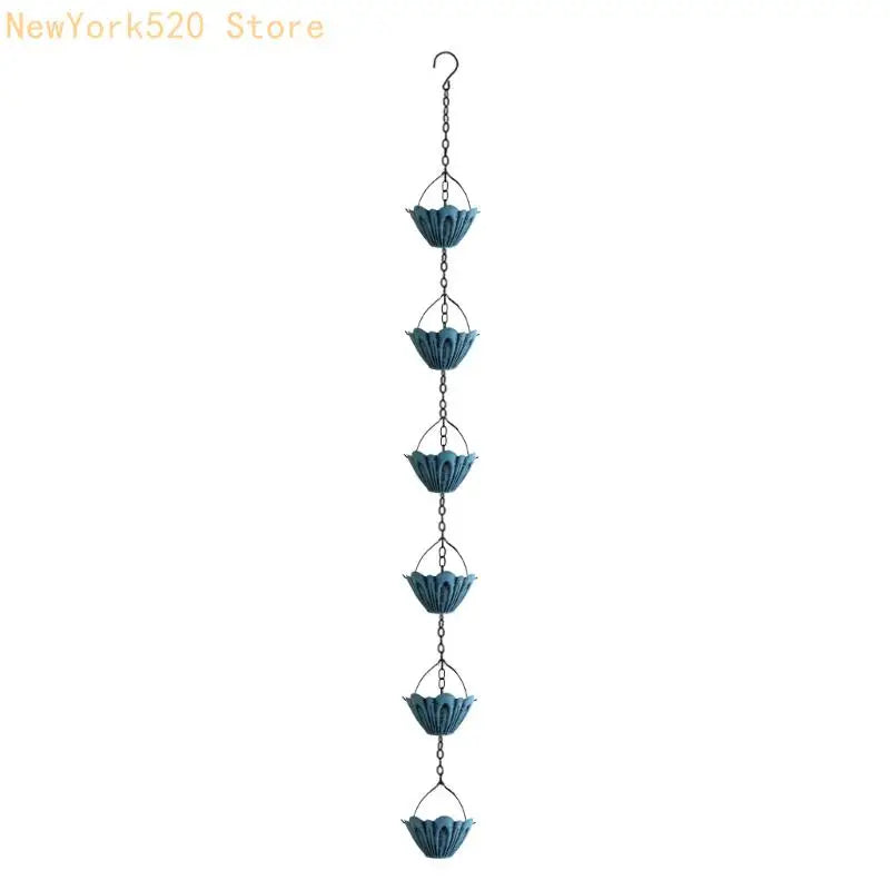 Metal Cup Rain Chain Rustproof Decorative Drainage System