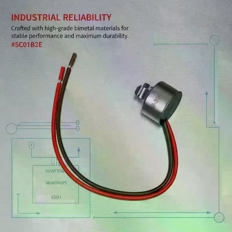 4387503 Refrigerator Defrost Thermostat – Bimetal Replacement
