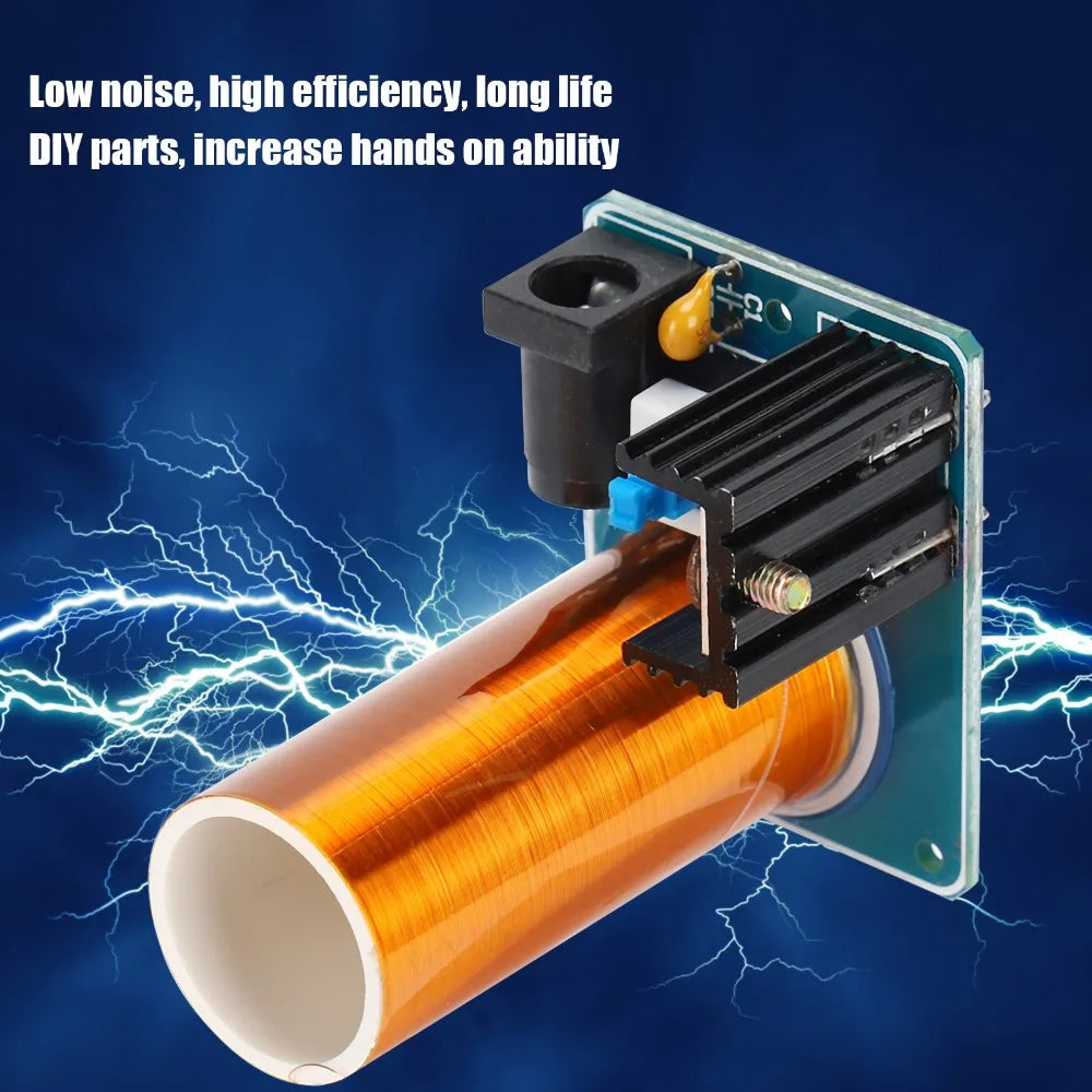 Mini Tesla Coil Kit – DIY Wireless Electricity STEM Module