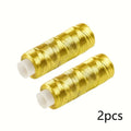 2-Pack Gold & Silver Metallic Embroidery Thread 182.88m
