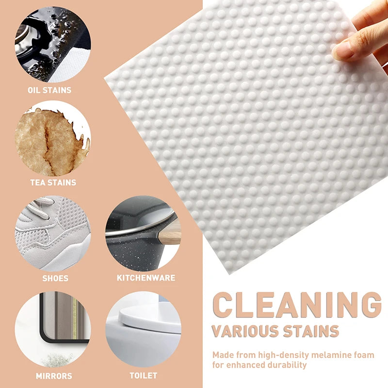 10-Pack 4x Compression Melamine Sponge Eraser – Kitchen & Bath